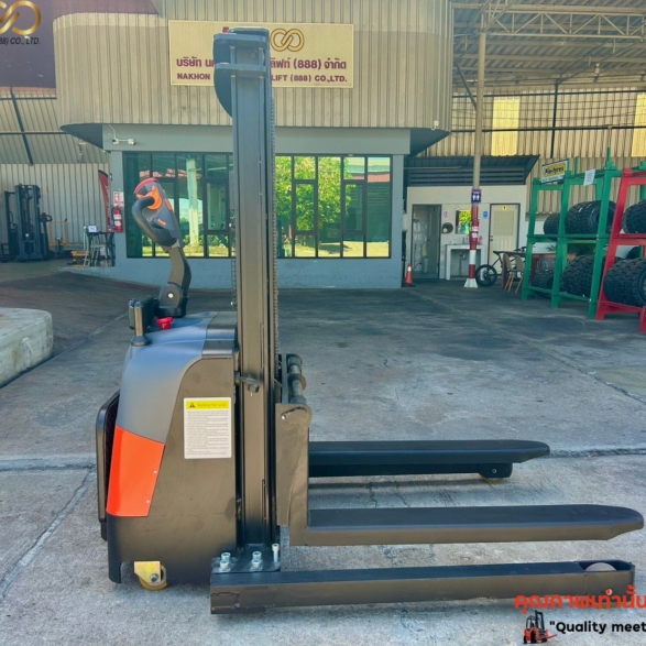 ขาย-เช่า Stacker ไฟฟ้า รถยกสูงไฮโดรลิค นครปฐม ราชบุรี กาญจนบุรี ROCKMAN