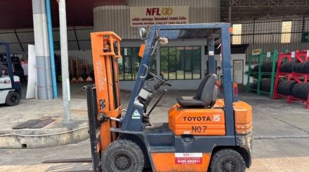 โฟล์คลิฟท์มือสอง 1.5 ตัน Toyota นครปฐม ราชบุรี